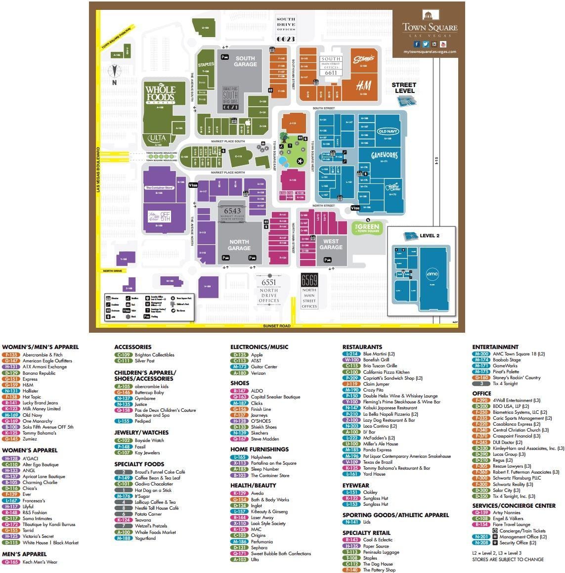 centrum města Las Vegas mapě