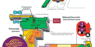 Mapa Circus Circus Las Vegas