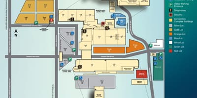 Mapa Las Vegas convention center