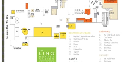Mapa Linq Las Vegas