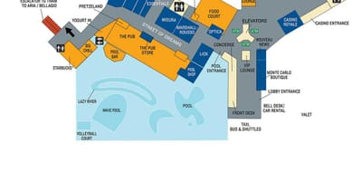 Mapa Monte Carlo Las Vegas